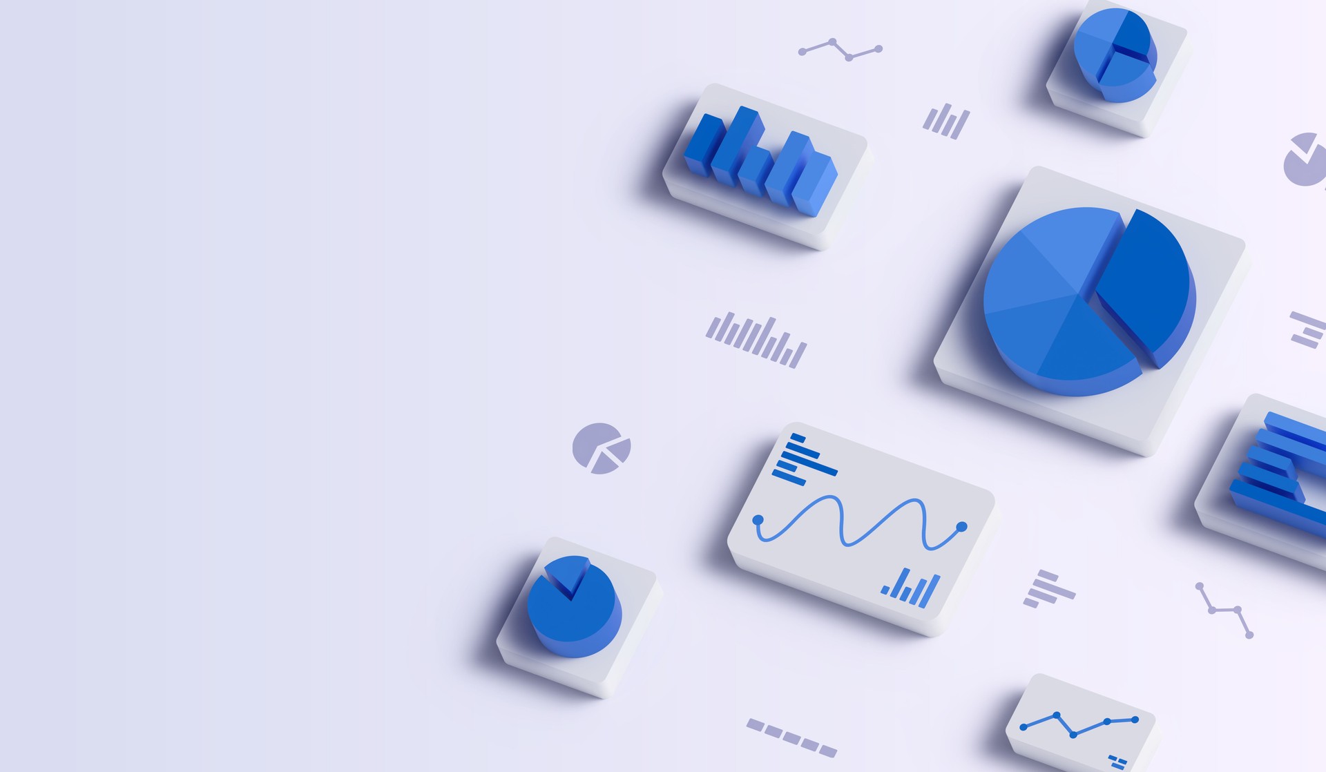 Data Analysis Chart Graph 3D Statistics Background